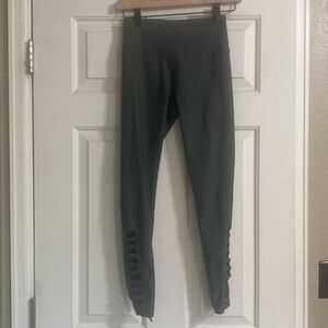 Soul / Soulcycle Earth Tone Green Knot Detail Leggings Size XS